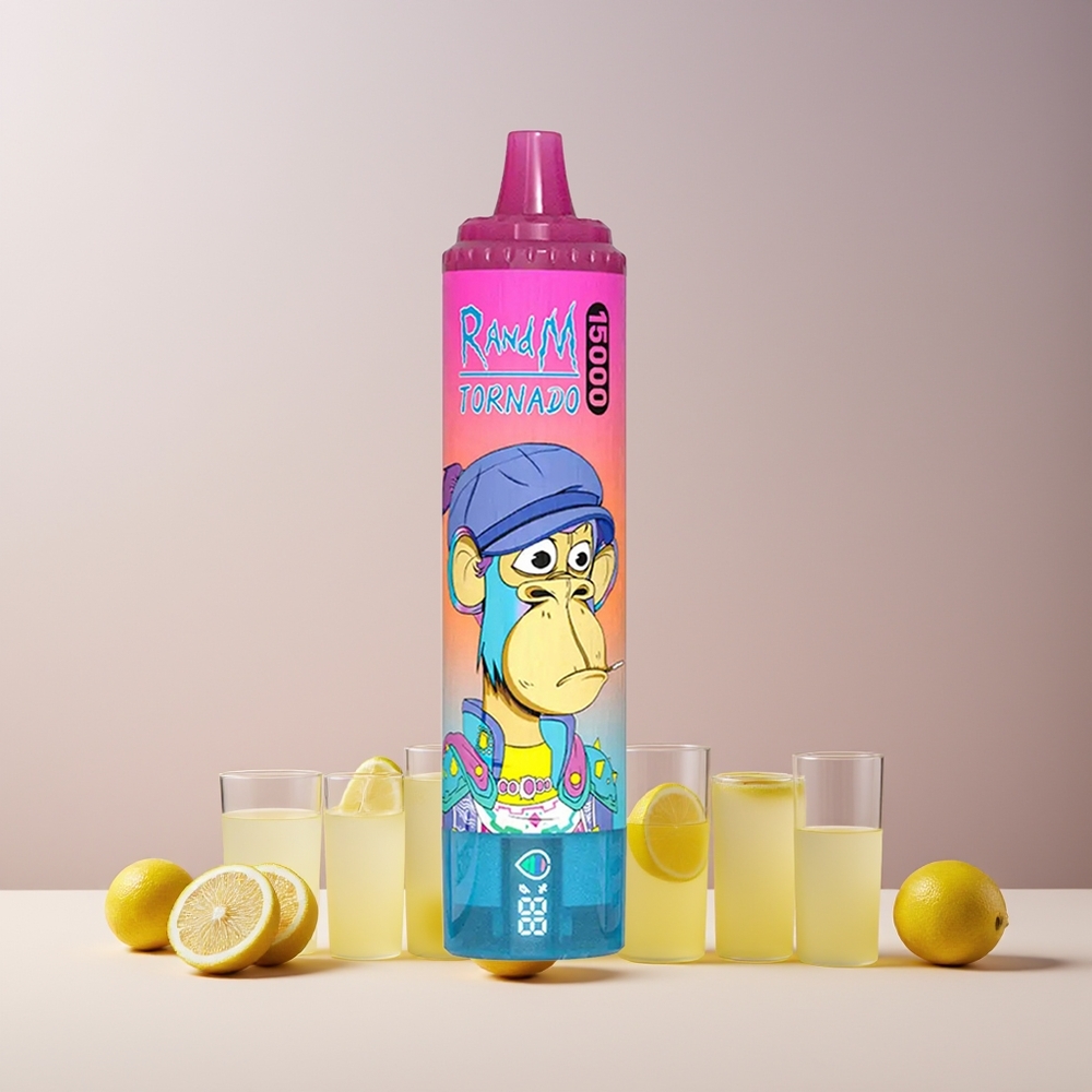RandM Fumot Tornado 15000 Puffs France Grossiste - 25ml 850mAh 0.9 Ohm Mesh - Limonade
