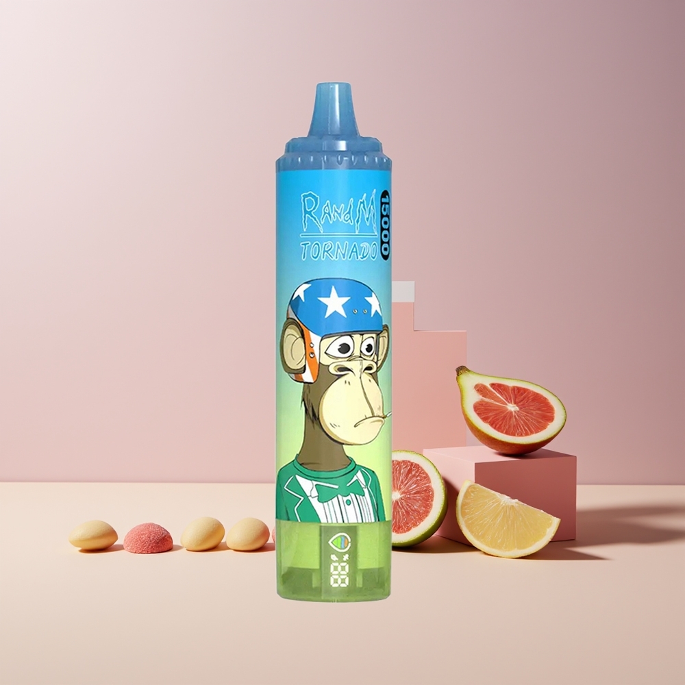 RandM Fumot Tornado 15000 Puffs France Grossiste - 25ml 850mAh USB Type-C Ourson Gélifié