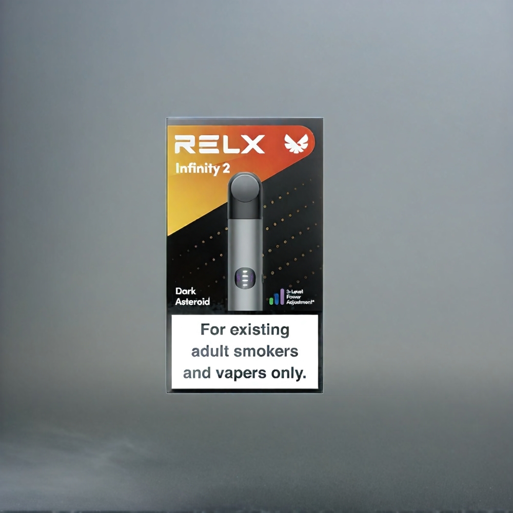 RELX Infinity 2 Vape Disvice Gray - 1,9 ml POD, 650 bouffées, 440mAh Battery, France Grosiste
