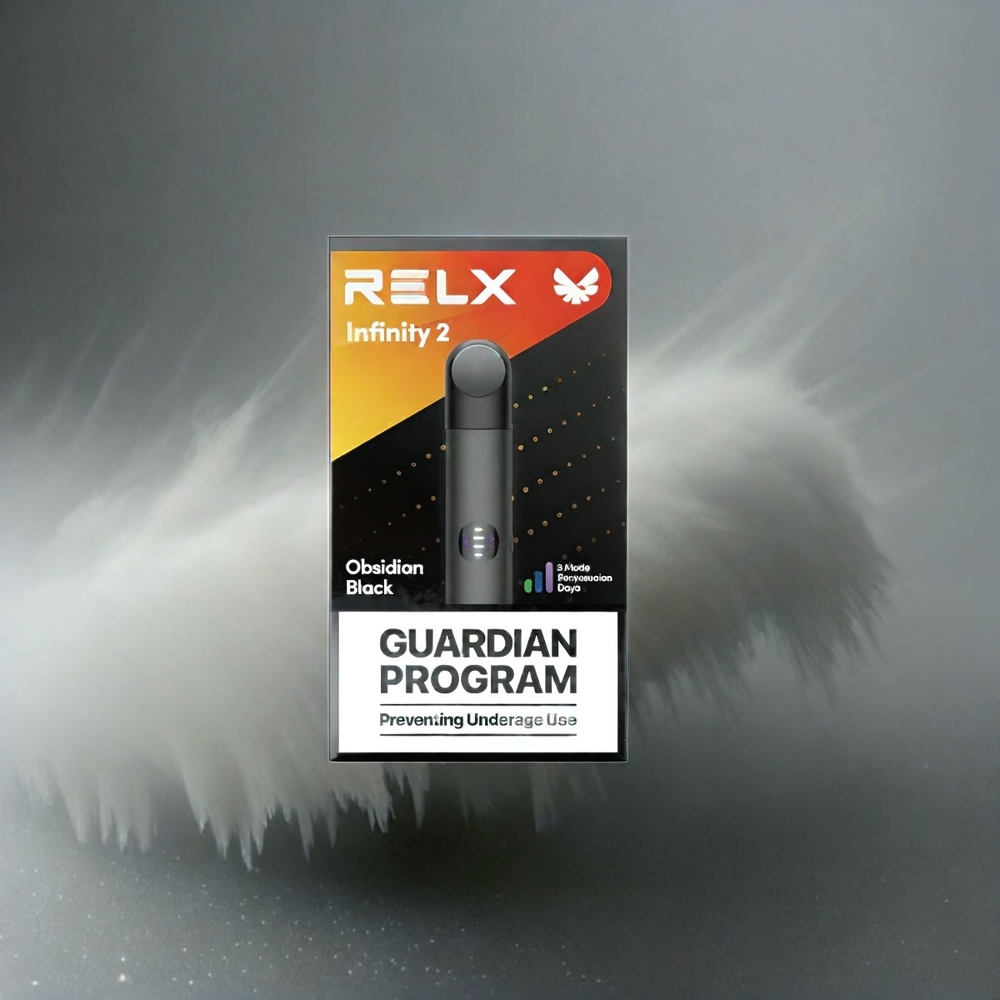 Relx Infinity 2 France Grosiste - Dispositif de Vape élégant Avec Finition Métallique, 3 modes, 1,9 ml et darkasteroid