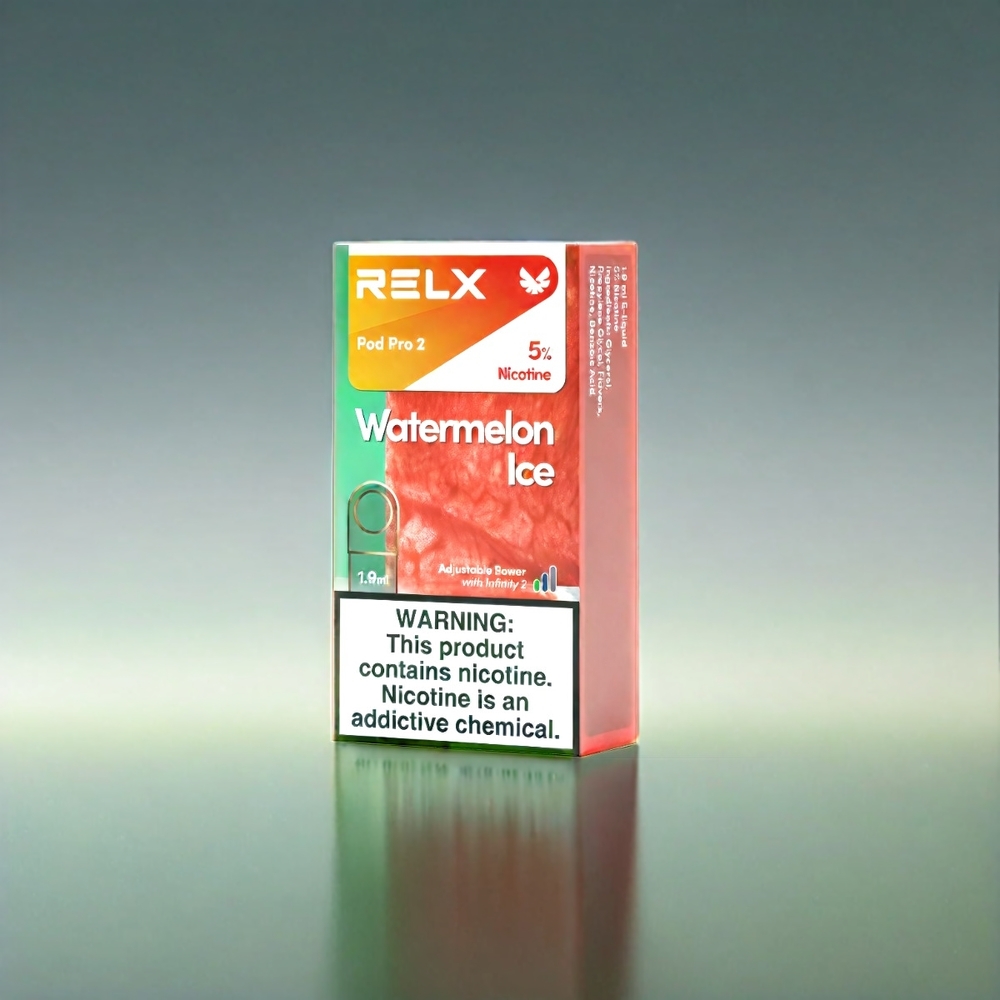 RELX POD PRO 2 FRANCE GROSSISTE - PASTELON ICE À 5% DE Nicotine, 600 bouffés, 1,9 ml, AVEC 3 Modes de tension (Eco, Smooth, Boost) - Pack de 2 ou 3 pods