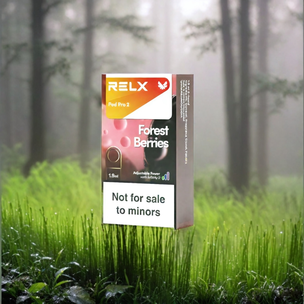Relx Pod Pro 2 France Grosiste - 5% de nicotine, 600 bouffées, 3 modes, 1,9 ml, Baies des Bois