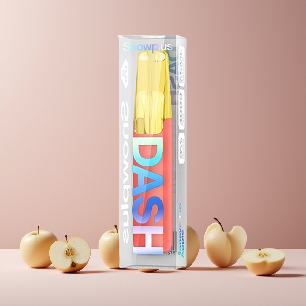 Snowplus Dash 4000 Puffs Disposable Device France grossiste - Céramique, 530 mAh, 7,5 ml, Pomme Honeycrisp