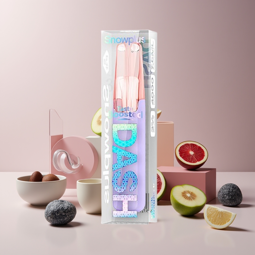Snowplus Dash 4000 Puffs Disposable Device France grossiste - Noir Dragon Glacé (7,5 ml, 530 mAh, Céramique)