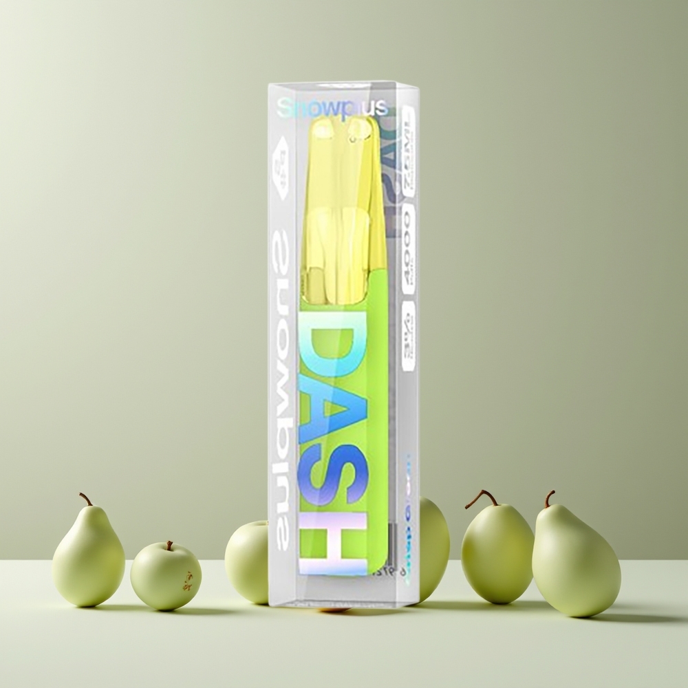 Snowplus Dash 4000 Puffs Dispositif Jetable France Grossiste – Céramique, 530 mAh, 7.5 ml, Vert Frais