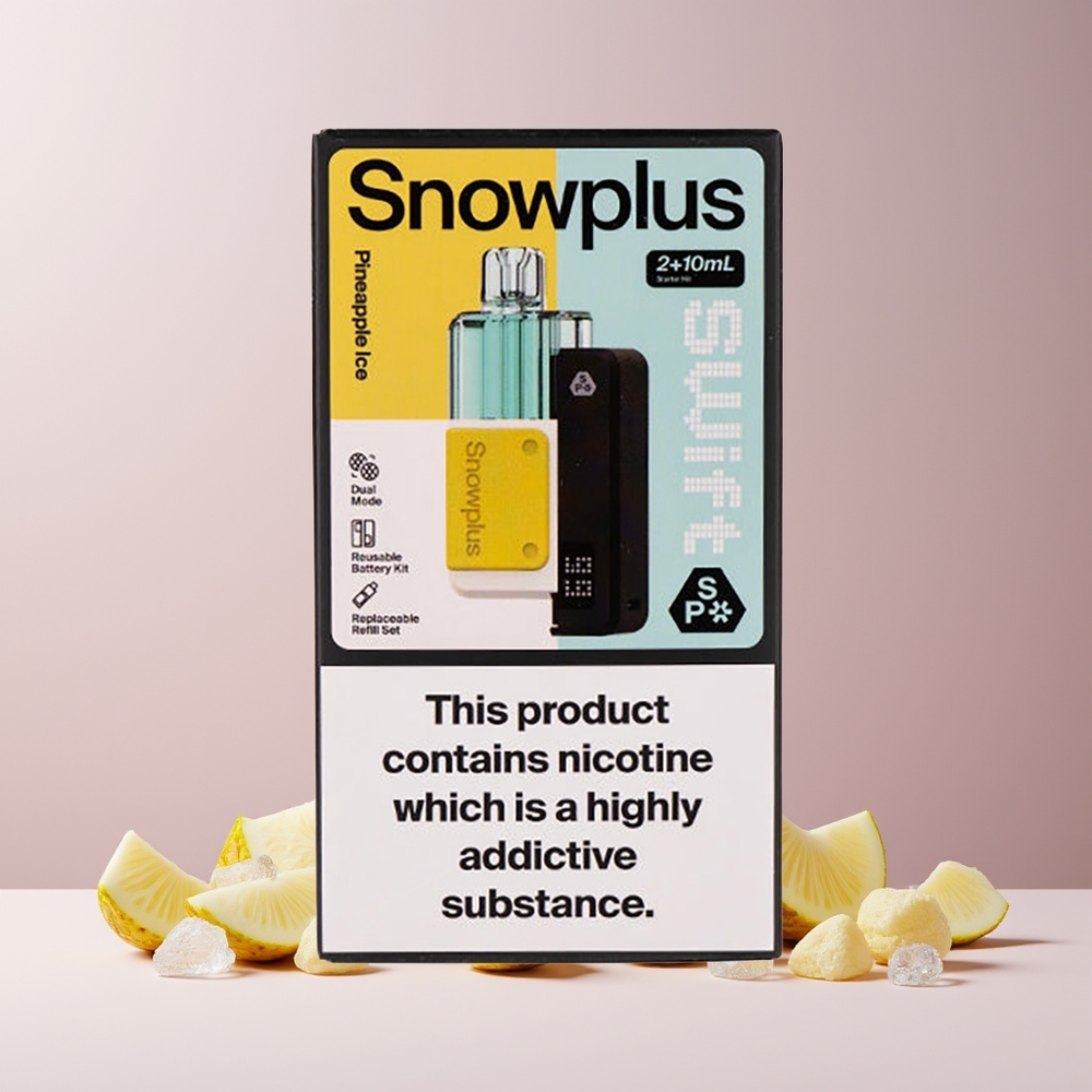 Snowplus Swift 5000 Puffs Kit Prérempli France Grossiste - Double Mesh, 1000 mAh, Ananas Glacé