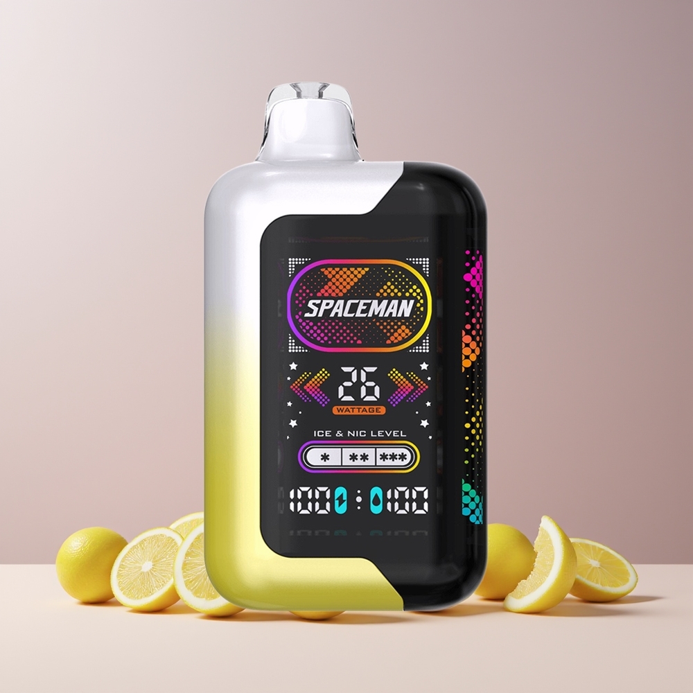 SPACEMAN SP40000 Disposable Vape Citron Pétillant 20ml 50mg/ml 1000mAh France grossiste