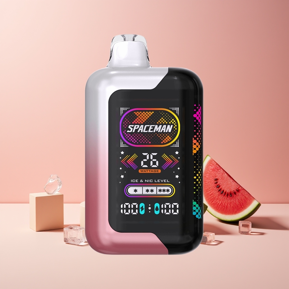 SPACEMAN SP40000 Disposable Vape Pastèque Glacée - 20ml/50mg - 1000mAh - France grossiste