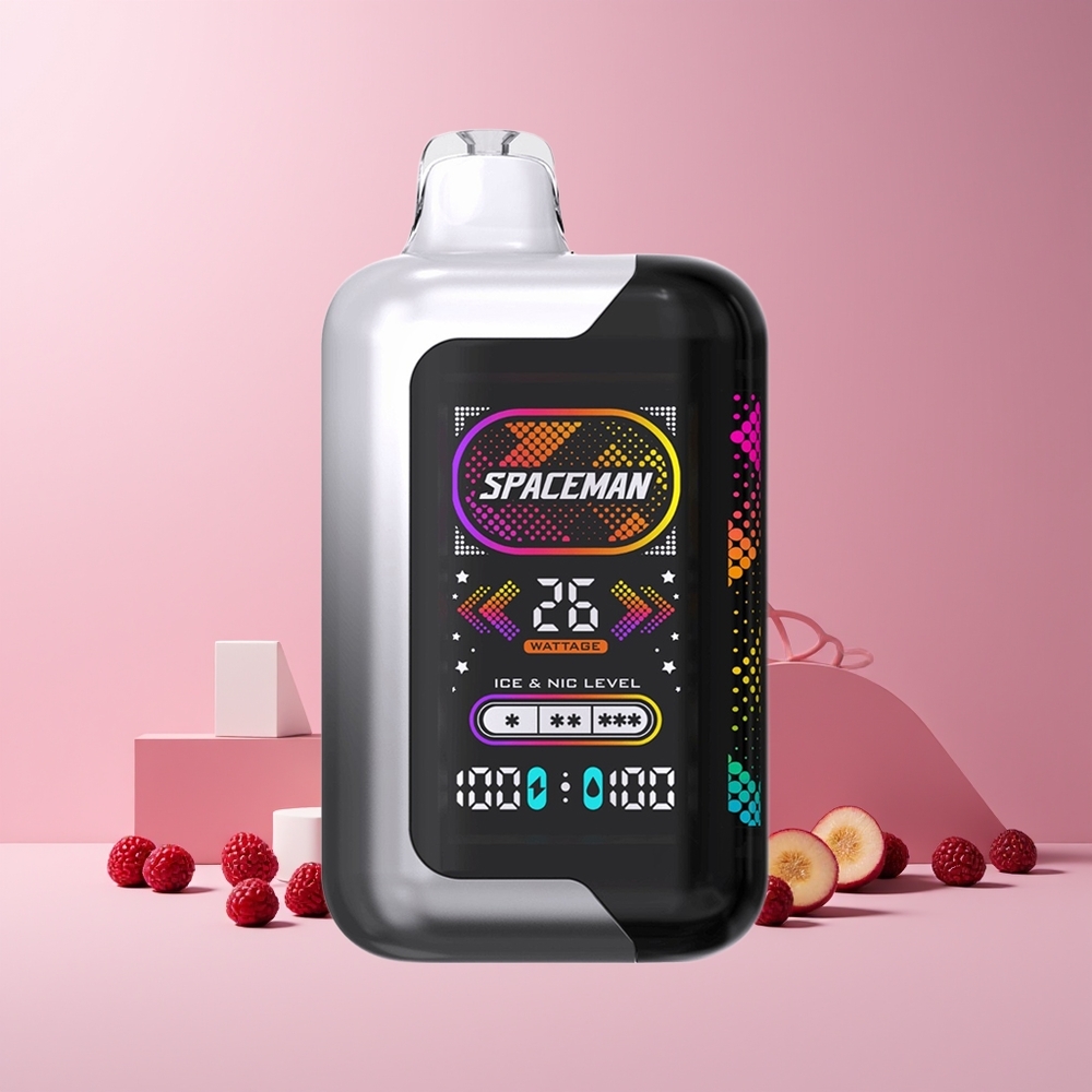 SPACEMAN SP40000 Vape Jetable France Grossiste - 1000mAh, 20ml, 50mg/ml, Mûre Framboise (Blackberry Razz)