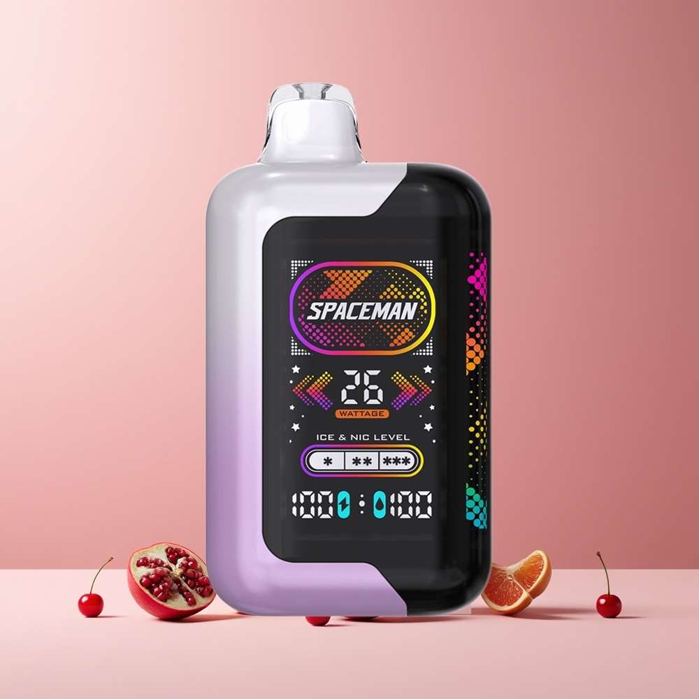 SPACEMAN SP40000 Vape Jetable France Grossiste (1000mAh, 20ml) Cerise Grenade