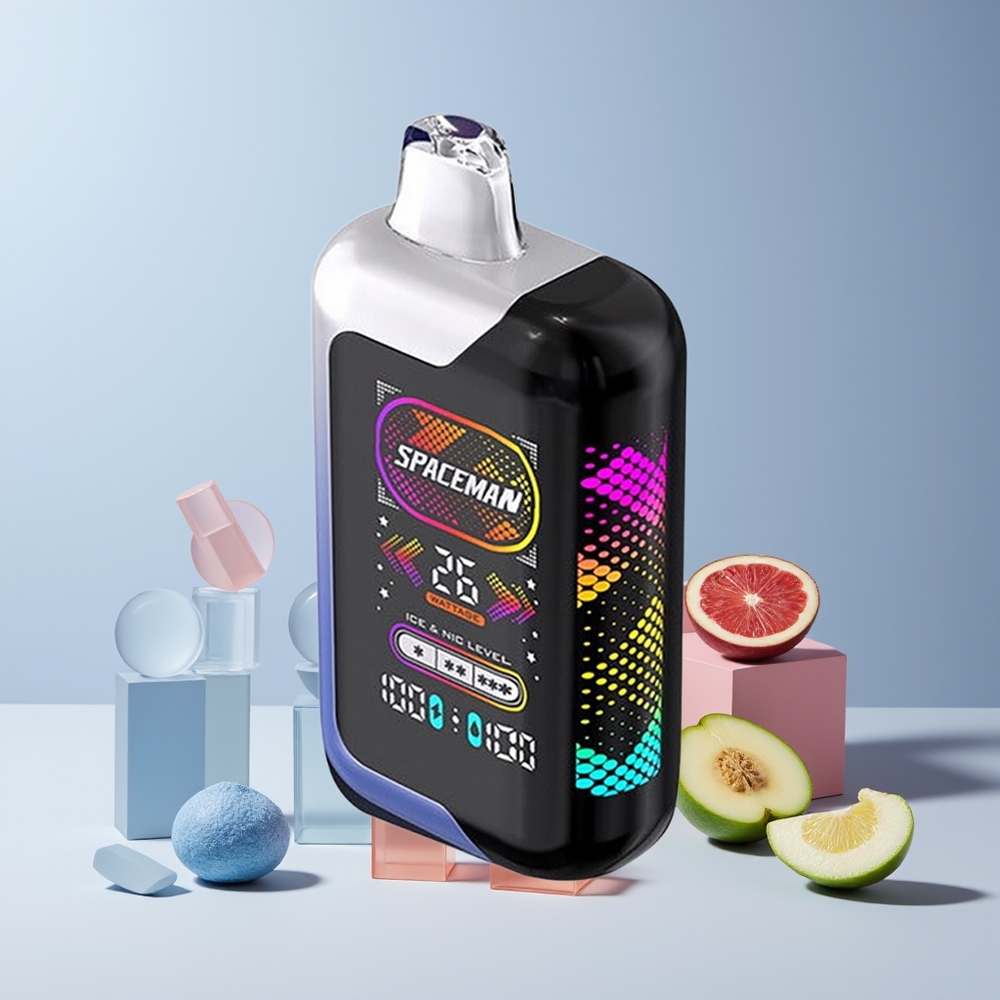 SPACEMAN SP40000 Vape Jetable France Grossiste - Batterie 1000mAh, 20ml, 50mg/ml, Bleu Framboise Glacée