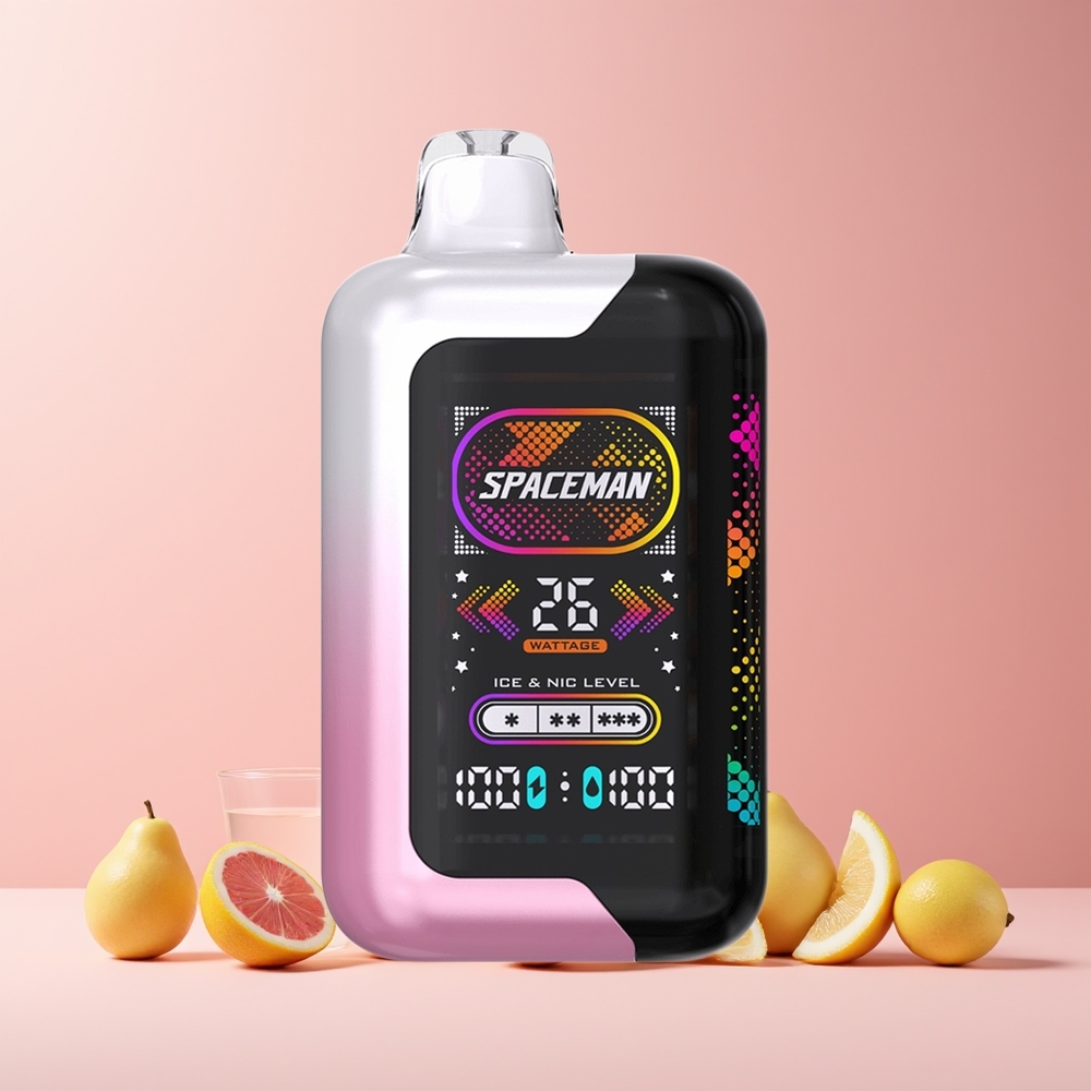 SPACEMAN SP40000 Vape Jetable France Grossiste - Citronade Rose 20ml/50mg - 1000mAh