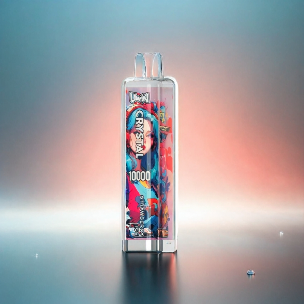 Uwin Crystal 10000 Puffs France Grosiste - 18 ml, 0,8 ohm, Charge Type-C, flore glacée