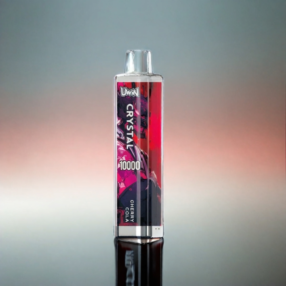 Uwin Crystal 10000 Puffs France Grosiste - Cerise cola (0%, 2%, 3%, 5%) - 18 ml - 650mAh - Type-C - 0,8 ohm