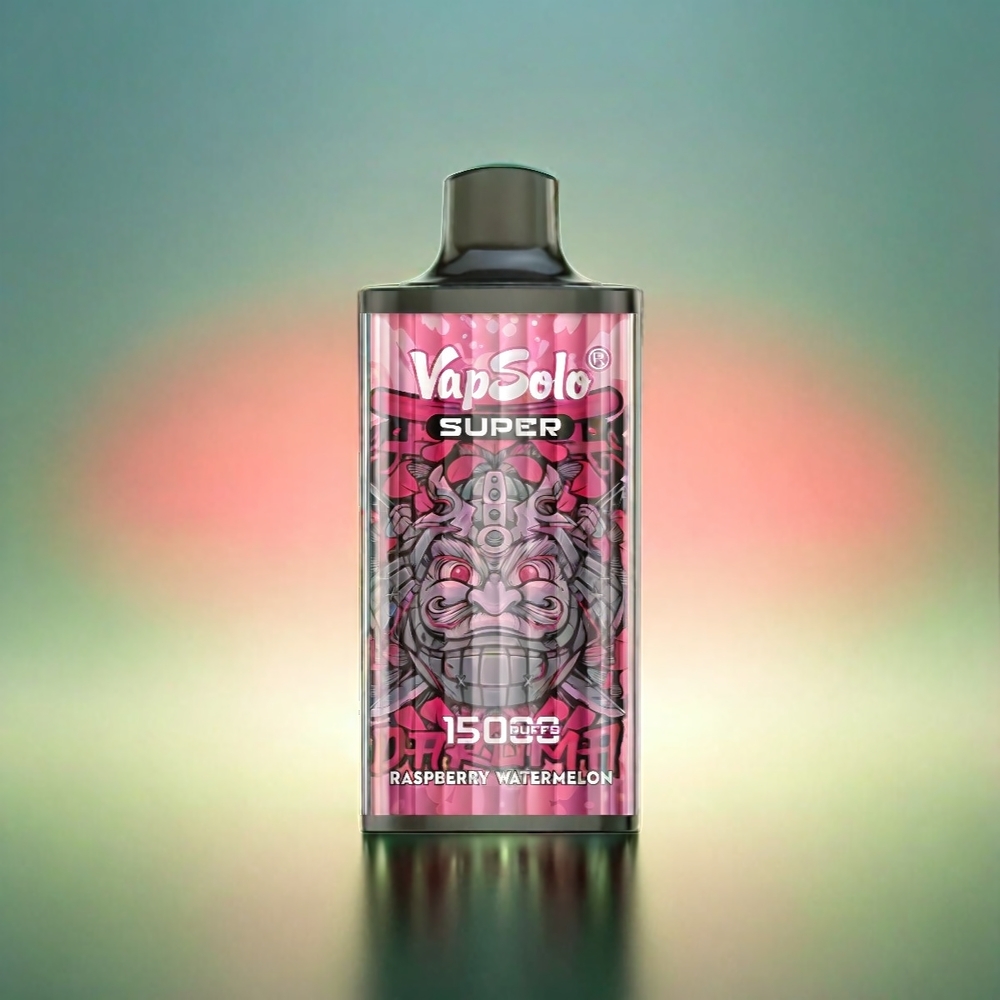 Vapsolo Super 15000 Puffs France Grosiste - Framboise Pastèque (40 ml, 850mAh)