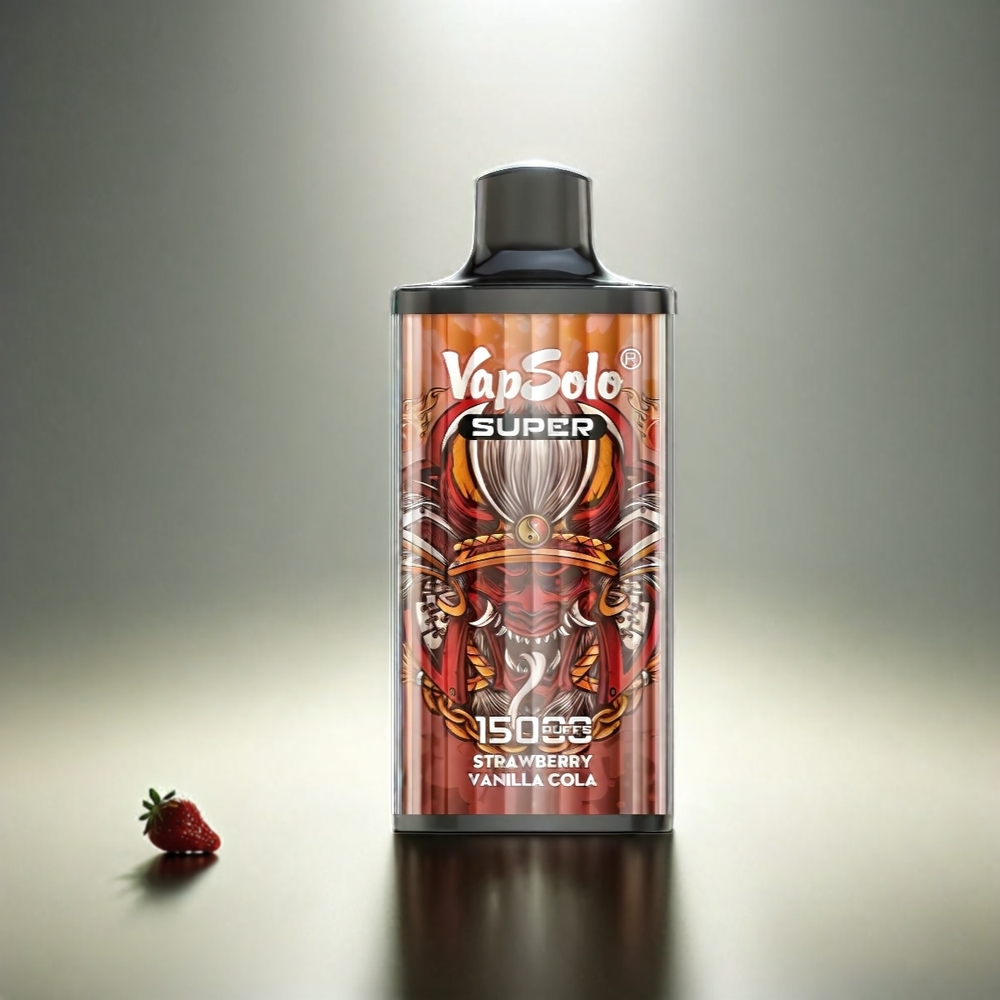 Vapsolo Super 15000 Puffs France Grosiste - Fulse Vanille Cola, 40 ml, 850mAh Mesh Coil