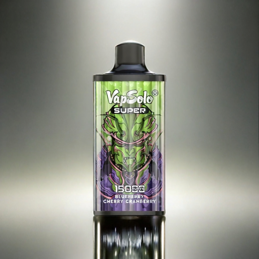Vapsolo Super 15000 Puffs France Grosiste - Myrtille Cerise Canneberge (40 ml, 850mAh)