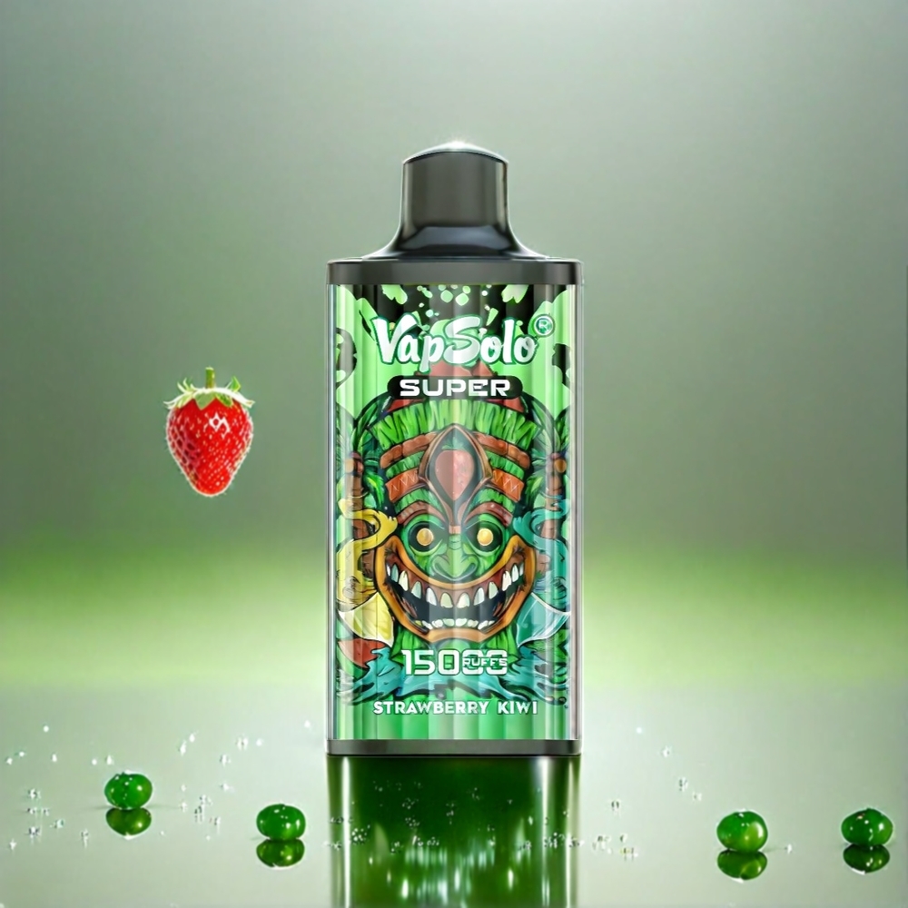 Vapsolo Super 15000 Puffs France Grossiste Fulse Kiwi 40ml 850mAh Type-C