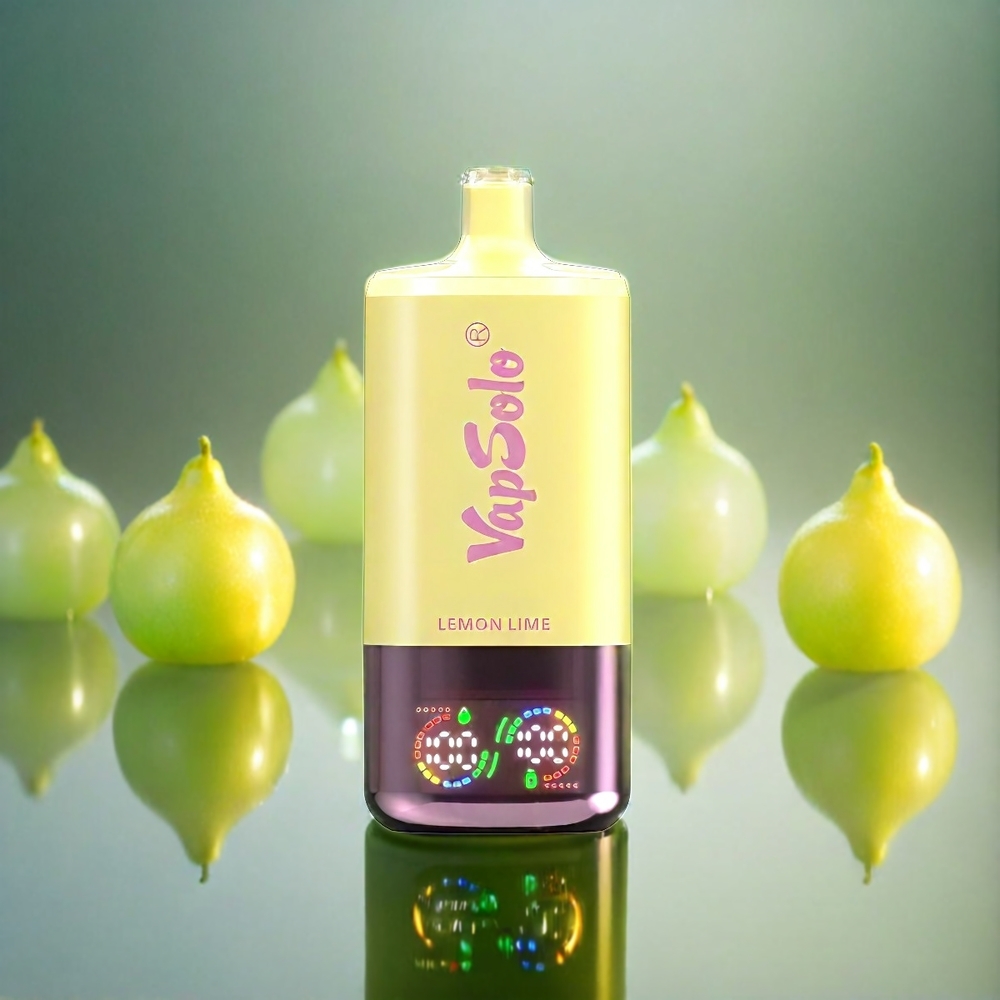 Vapsolo Tripe 30000 Puffs France Grosiste - Citron Vert (citron citron) 40 ml 20mg / 50 mg de type C