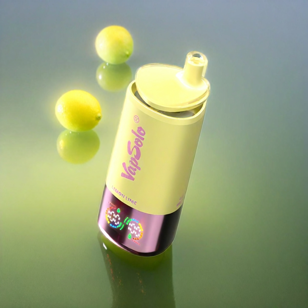 Vapsolo Tripe 30000 Puffs France Grosiste - Citron Vert (citron citron) 40 ml 20mg / 50 mg de type C