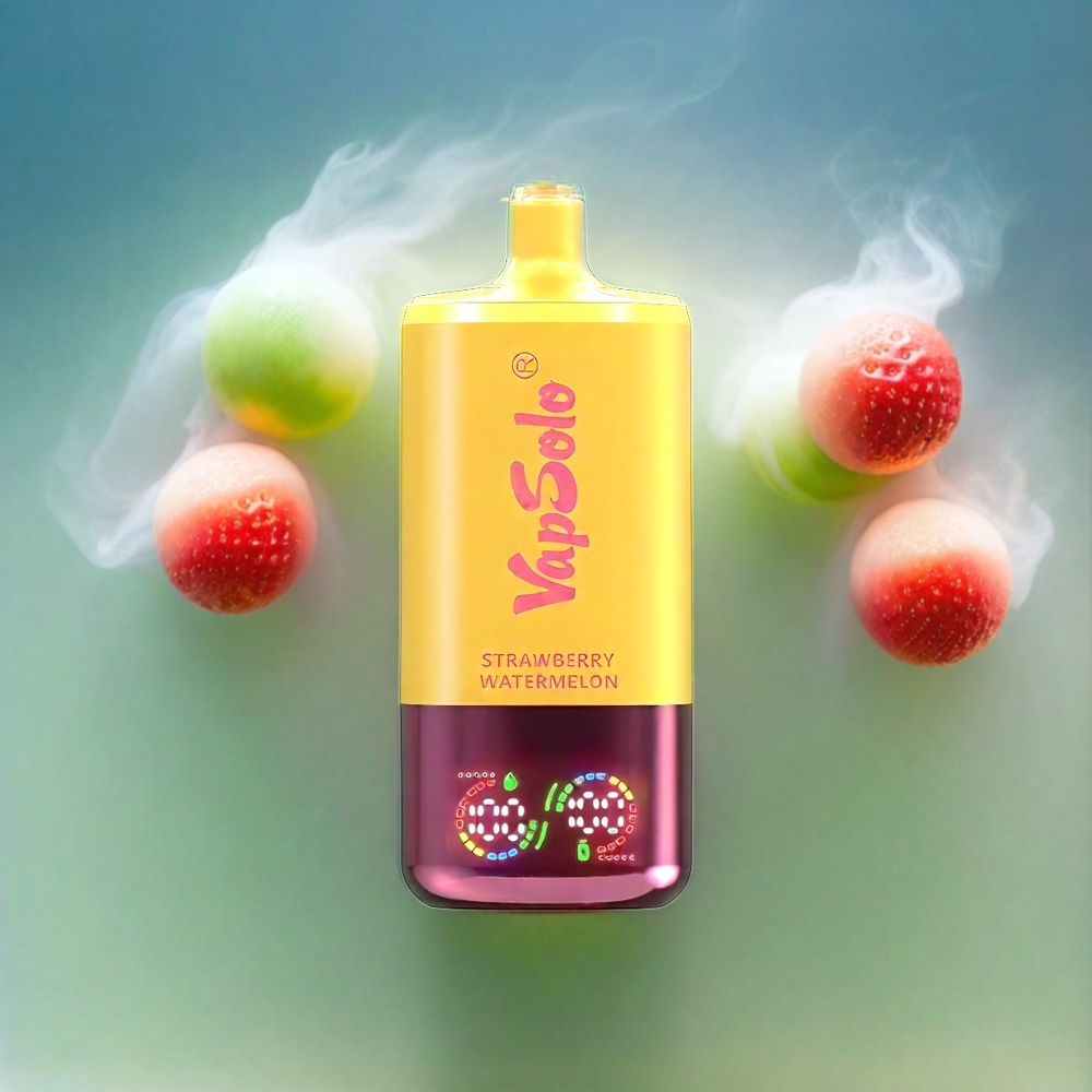 Vapsolo Tripe 30000 Puffs France Grosiste - Fense Pastèque et Citron Pêche (40 ml, 20/50 mg / ml)