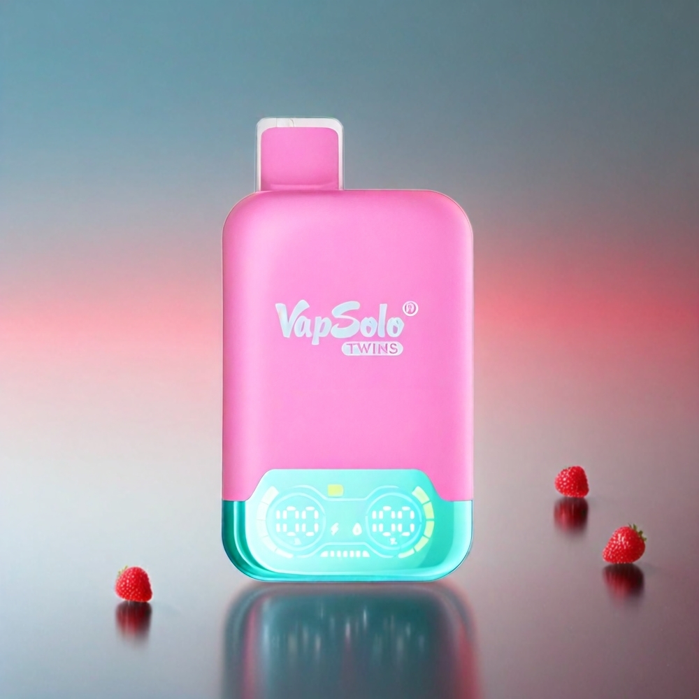 Vapsolo Twins 20000 Puffs France Grosiste - 40 ml e-liquide double Réserver