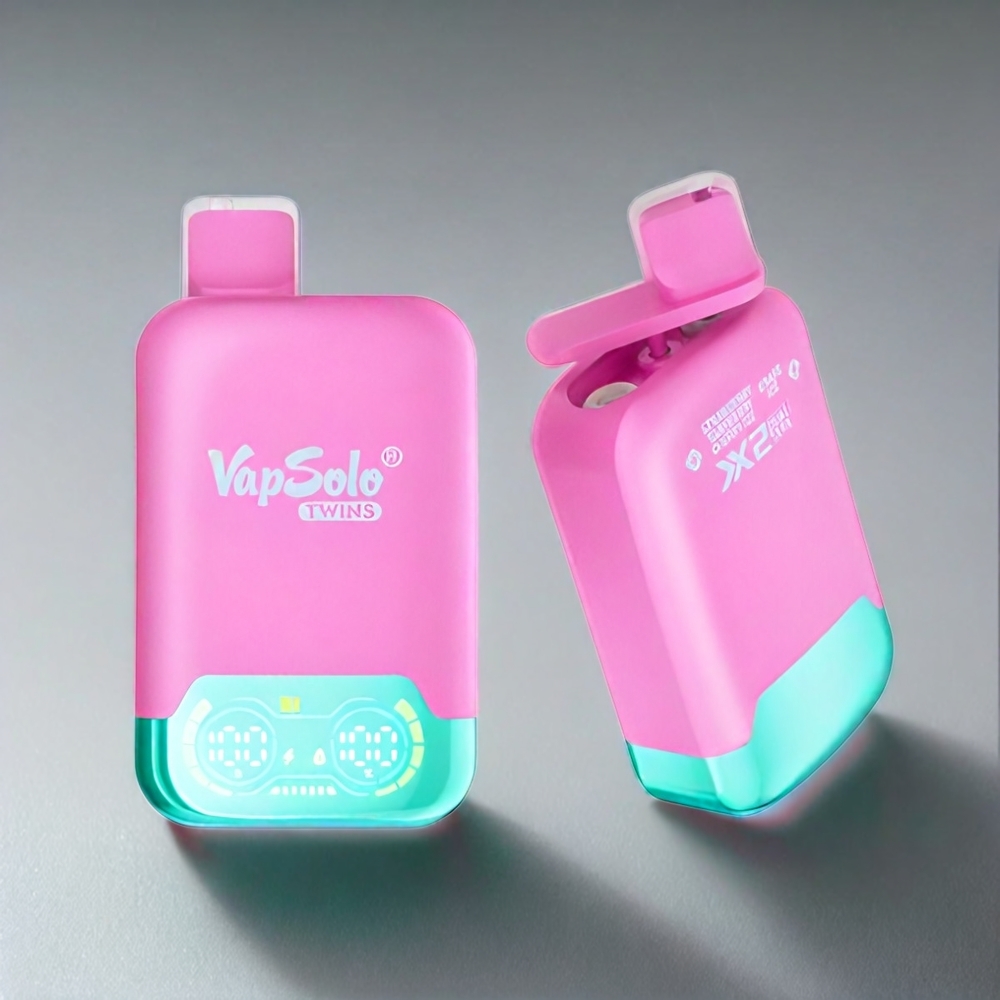 Vapsolo Twins 20000 Puffs France Grosiste - 40 ml e-liquide double Réserver