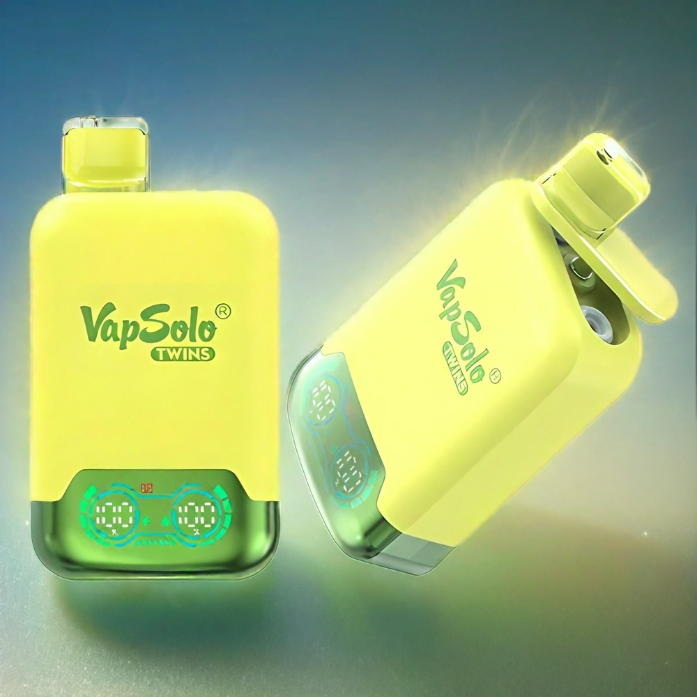 Vapsolo Twins 20000 Puffs France Grosiste - Ananas Noix de Coco & Pastèque Glacée
