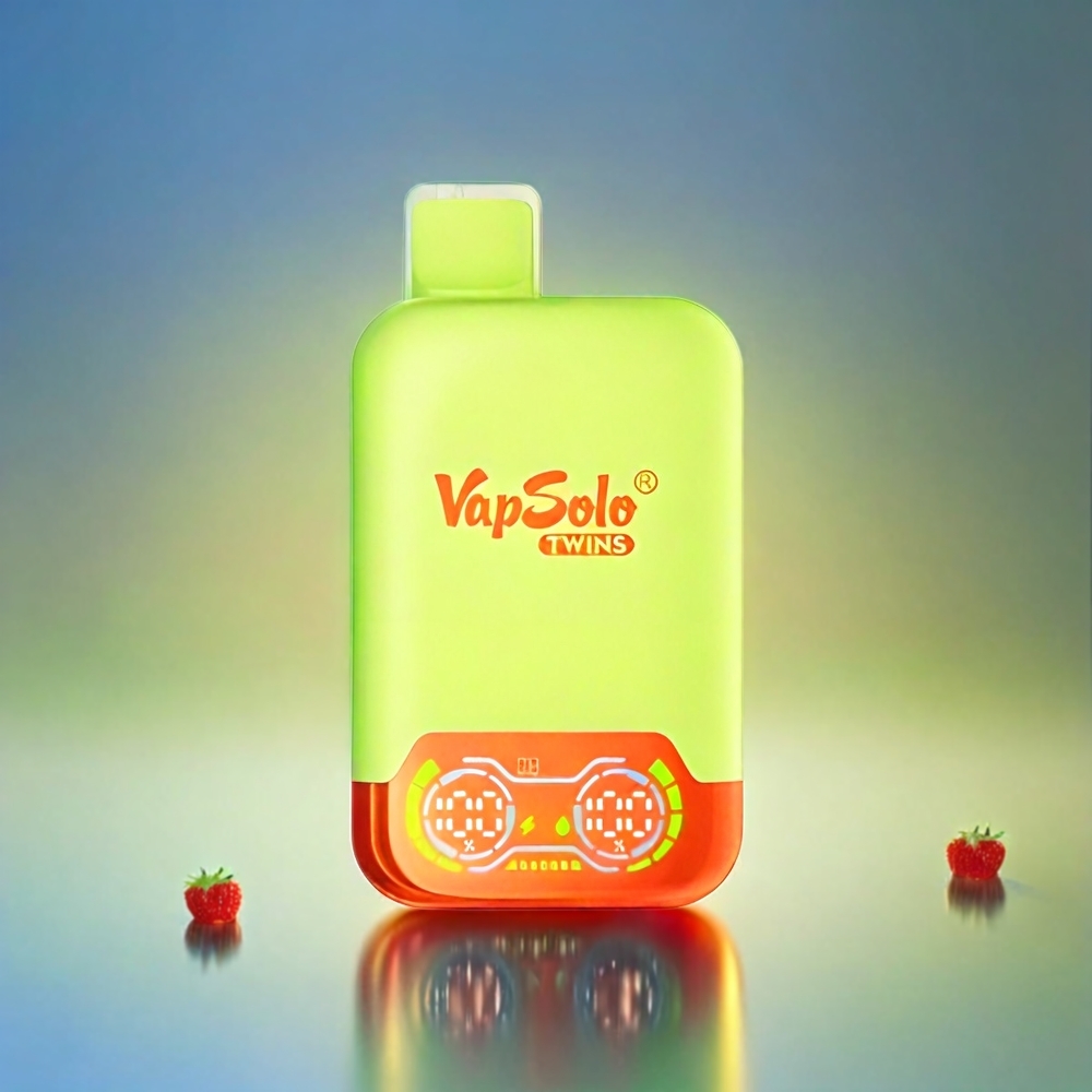 Vapsolo Twins 20000 Puffs France Grosiste - Eau Glace Pastèque & Baies Mixtes 40 ml 50mg / ml de type C