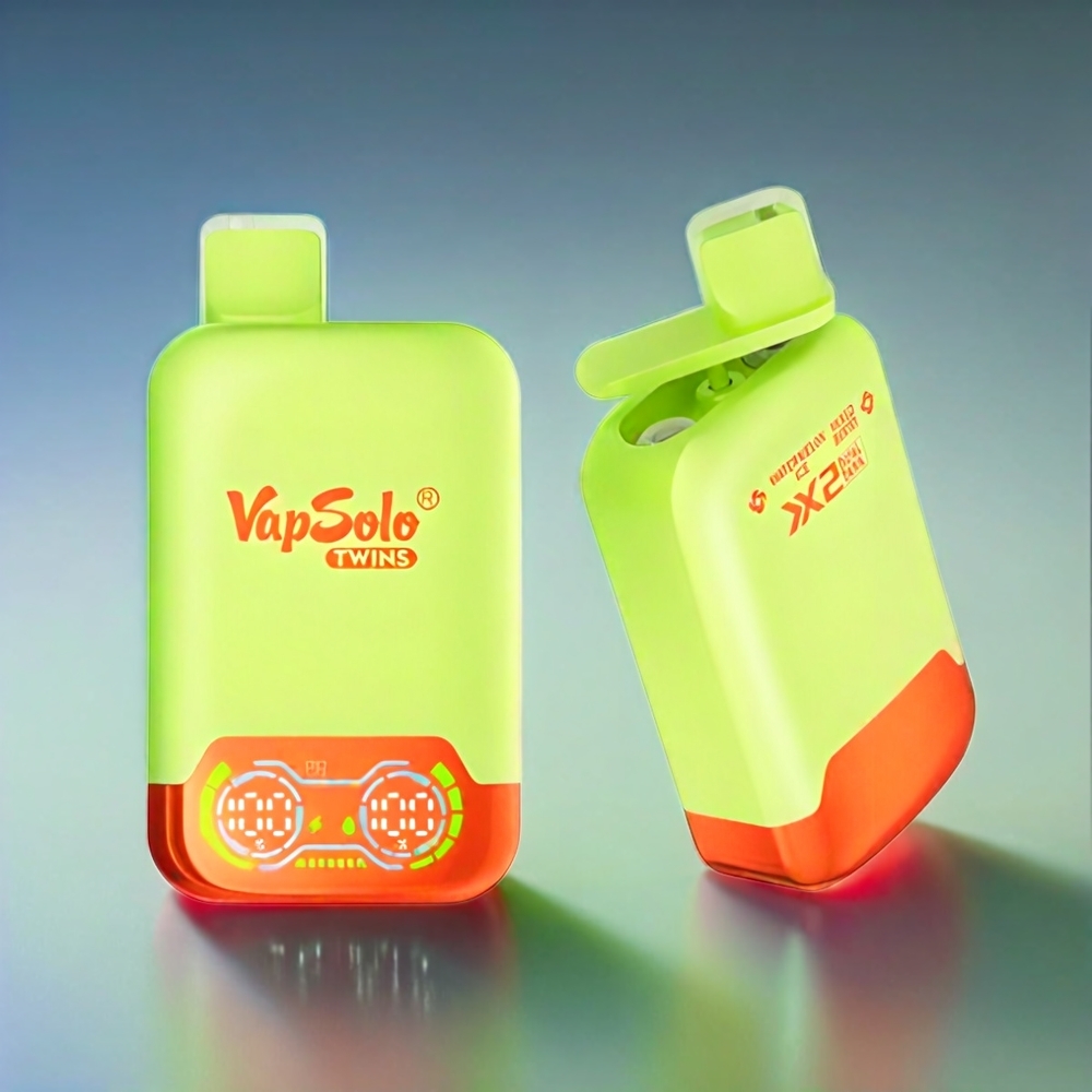 Vapsolo Twins 20000 Puffs France Grosiste - Eau Glace Pastèque & Baies Mixtes 40 ml 50mg / ml de type C