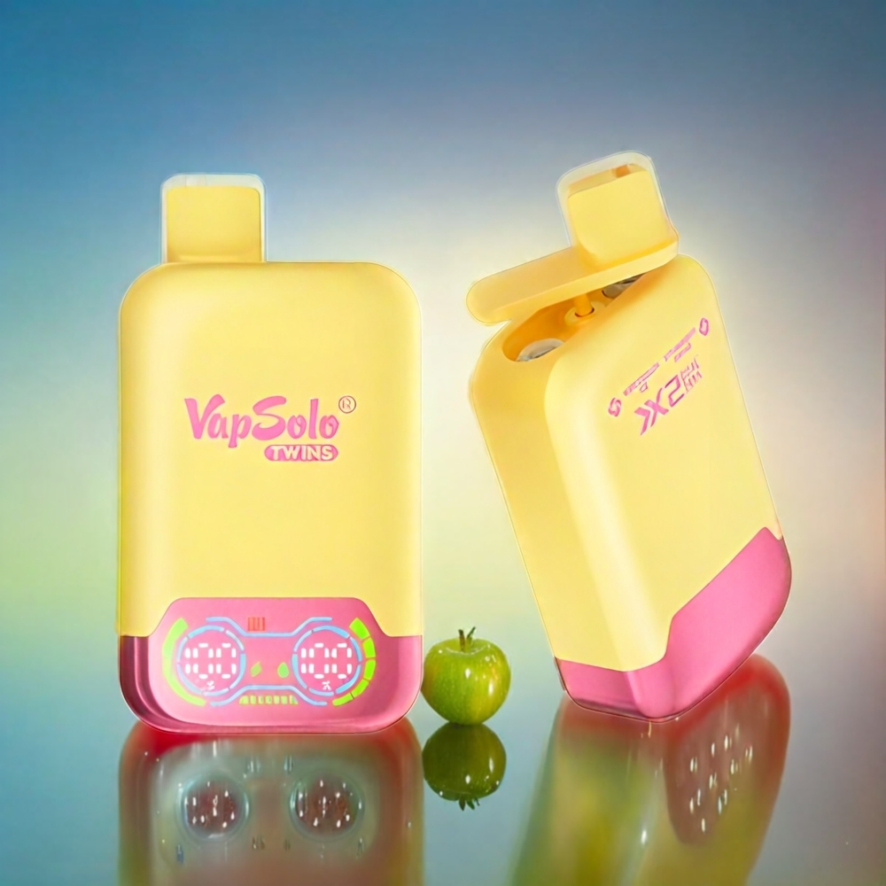 Vapsolo Twins 20000 Puffs France Grosiste - Pastèque Glacée et Fense Mangue
