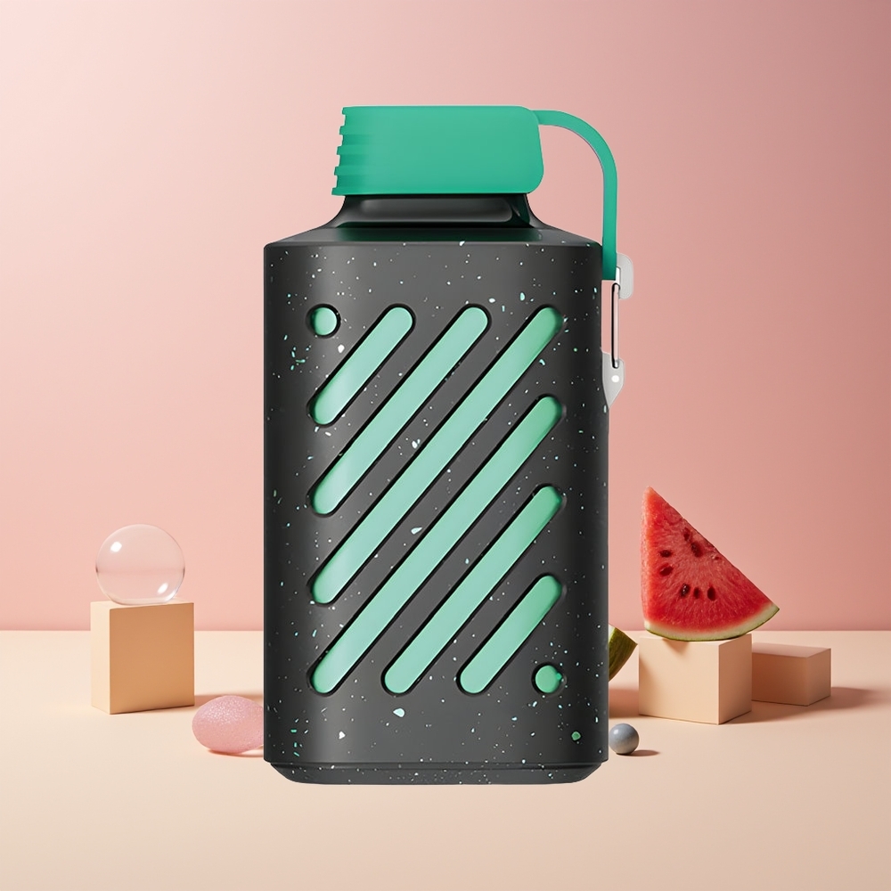 VOZOL GEAR 10000 France grossiste Disposable Vape - Pastèque Bubble Gum, 10000 Puffs, 20 ml E-liquide, 50mg/ml Nicotine, VAMT Mesh Coil