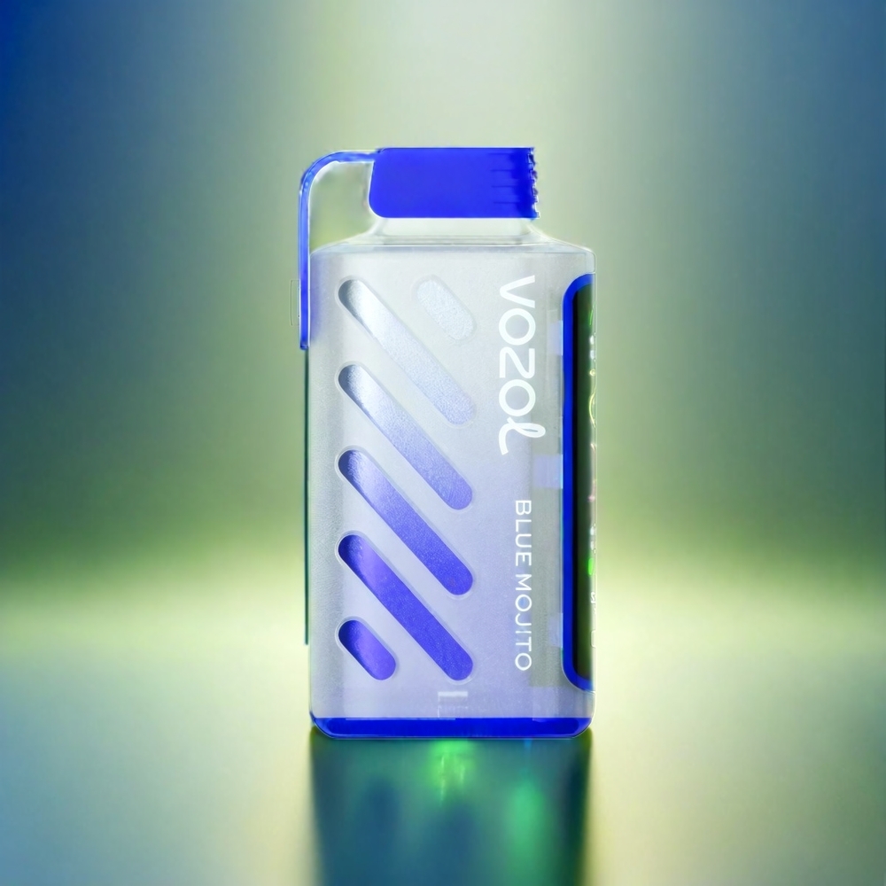 Vozol Gear Power 20000 Puffs France Grosiste Avec Technologie S.I.L.C. Tech et Double Mesh Coil - 20 ml - 5% (50mg) ET Saveur Mojito Bleu