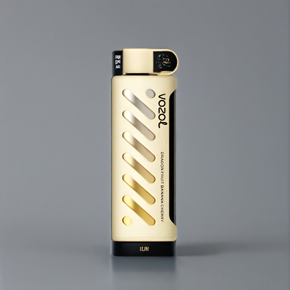 Vozol Gear Shisha 25000 Puffs France Grosiste - 30 Saveurs Délicieus, Double Mesh Double Modes, 1000mAh, 3 mg / ml 5mg / ml, fruit du dragon banane Cerise