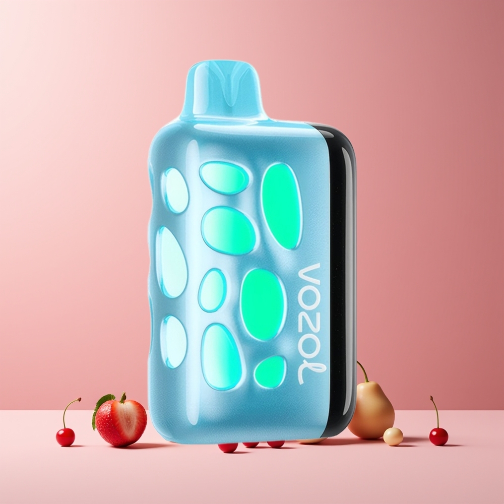 VOZOL RAVE 40000 France grossiste - Design Lumineux 270° - Mode Fête Synchronisé - Cerise Fraise