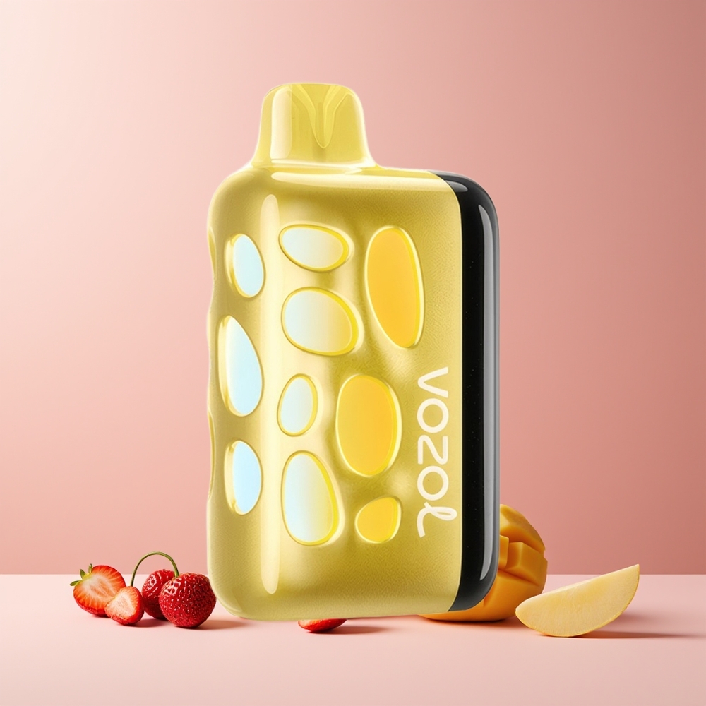 VOZOL RAVE 40000 France grossiste - Design Lumineux 270° - Mode Fête Synchronisé - Fraise Mangue