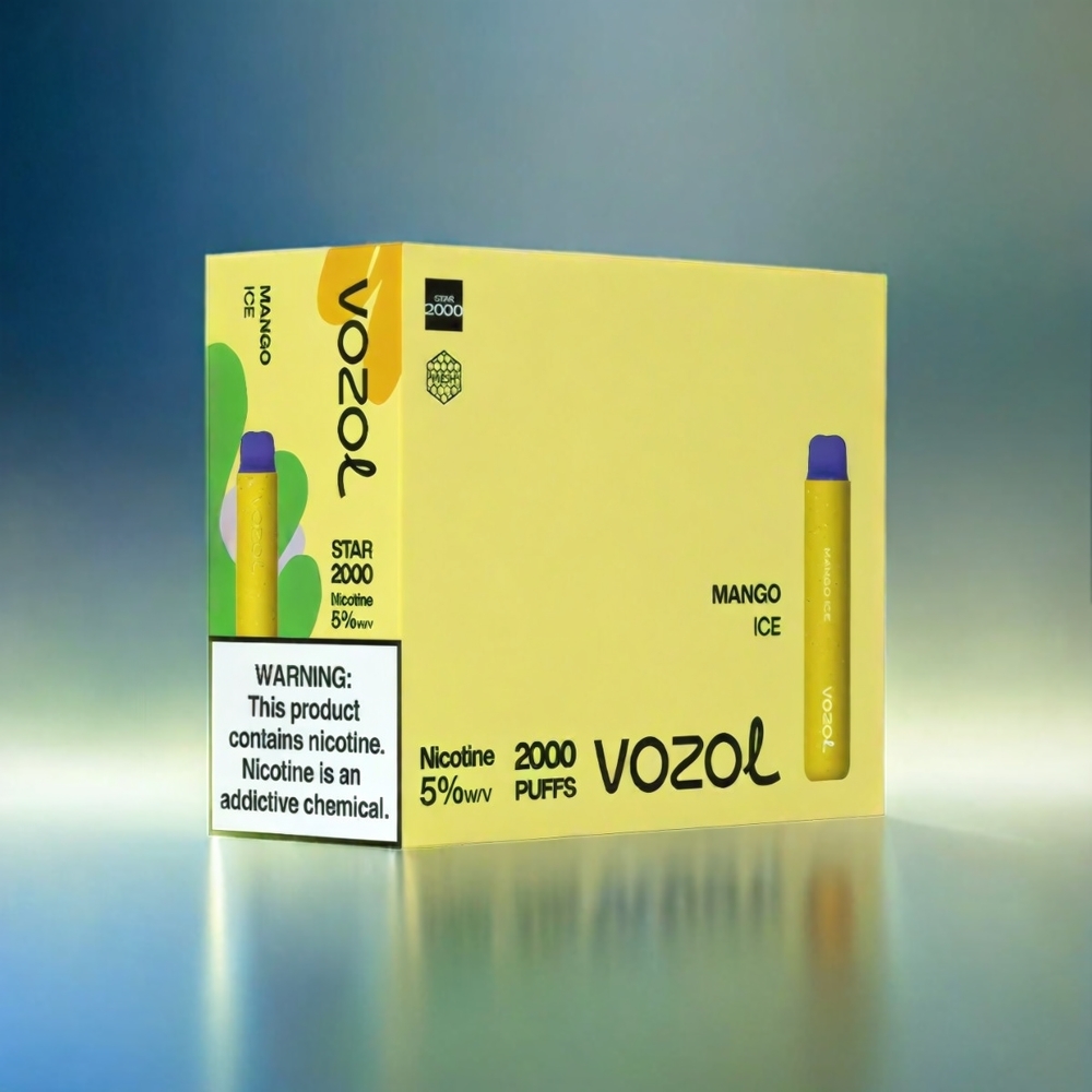 Vozol Star 20000 Puffs France Grosiste - Écran HD Miroir 2,2 