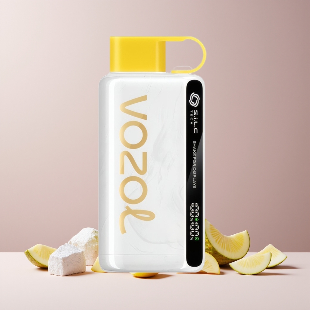 VOZOL STAR 9000/12000 Vape Jetable France Grossiste - Ananas Noix de Coco Glacée avec S.i.L.C TECH et Charge Rapide 30%