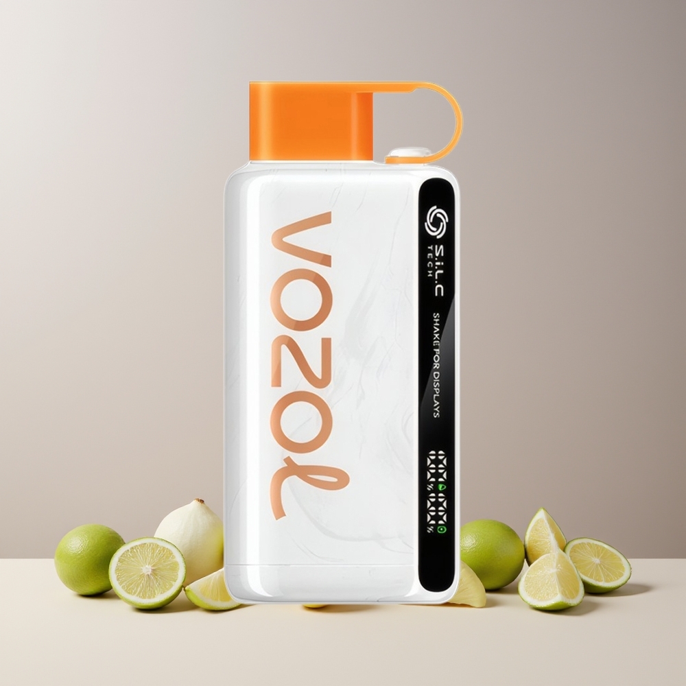 VOZOL STAR 9000/12000 Vape Jetable France Grossiste - Citron Vert, Technologie S.i.L.C, Charge Rapide 30%, 9000/12000 Puffs