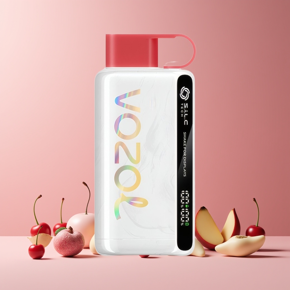 VOZOL STAR 9000/12000 Vape Jetable France Grossiste avec Affichage par Secousse, Technologie S.i.L.C, Charge Rapide 30%, Cerise Cola