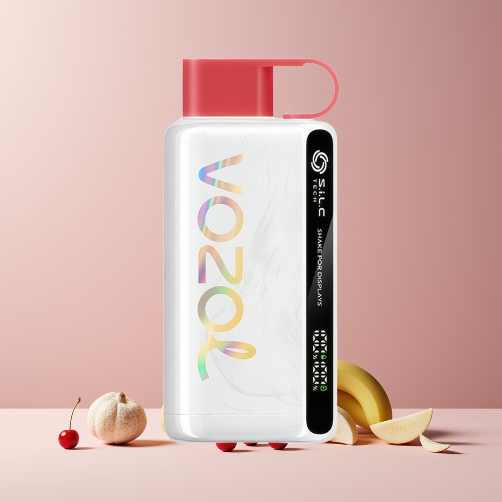 VOZOL STAR 9000/12000 Vape Jetable France Grossiste avec Technologie S.i.L.C, Charge Rapide 30%, et Goût Fruit du Dragon Banane Cerise