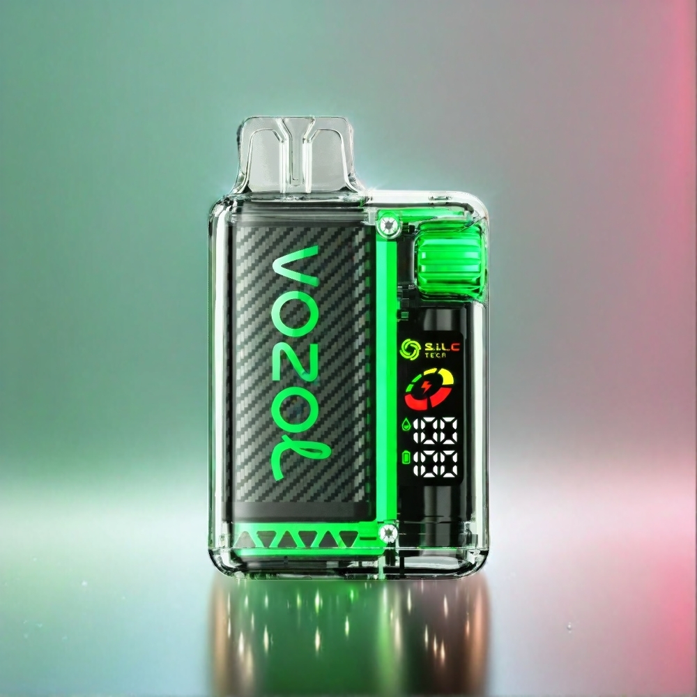 Vozol Vista 20000 Puffs France Grosiste - Kit rechargeable AVEC ÉCRAN OLED ET 65% PCR - Glace Pastèque (glace de pastèque)