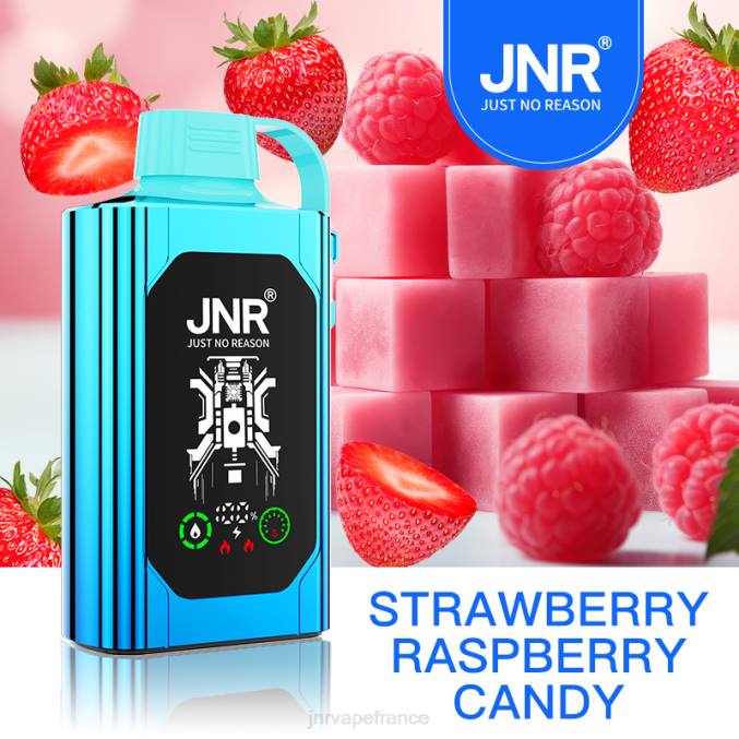 JNR Vape Pods - JNR SHISHA boîte bonbons à la fraise et à la framboise 8BB482