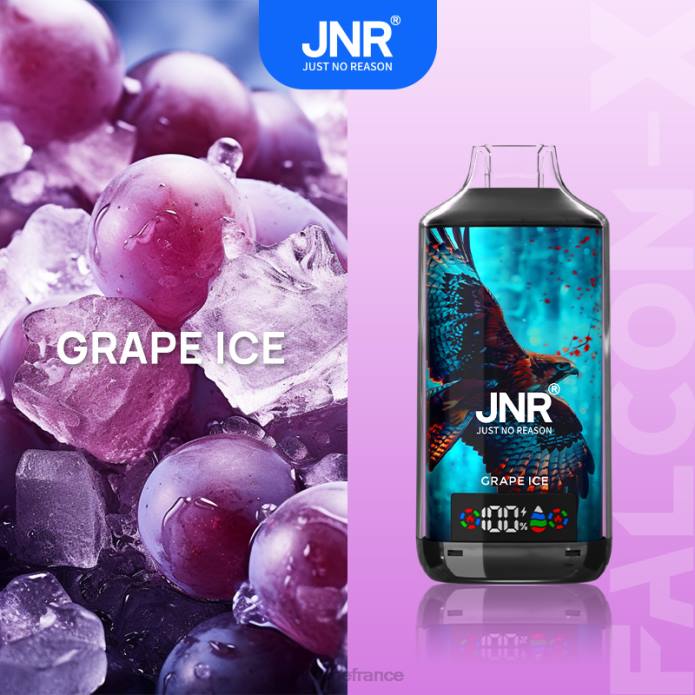 JNR Vape Nicotine - JNR FALCON X glace aux raisins P6V25
