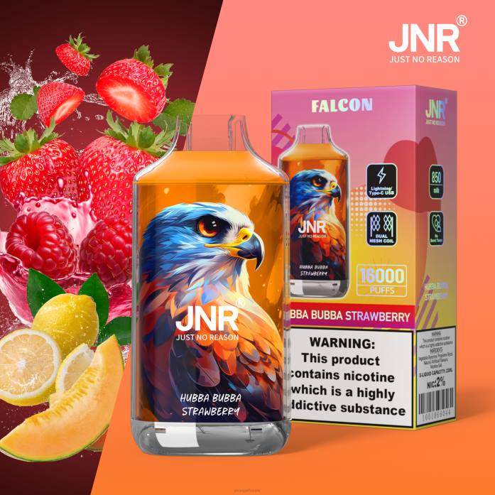 JNR Vape Prix - hubba bubba fraise faucon junior 0F2Z201