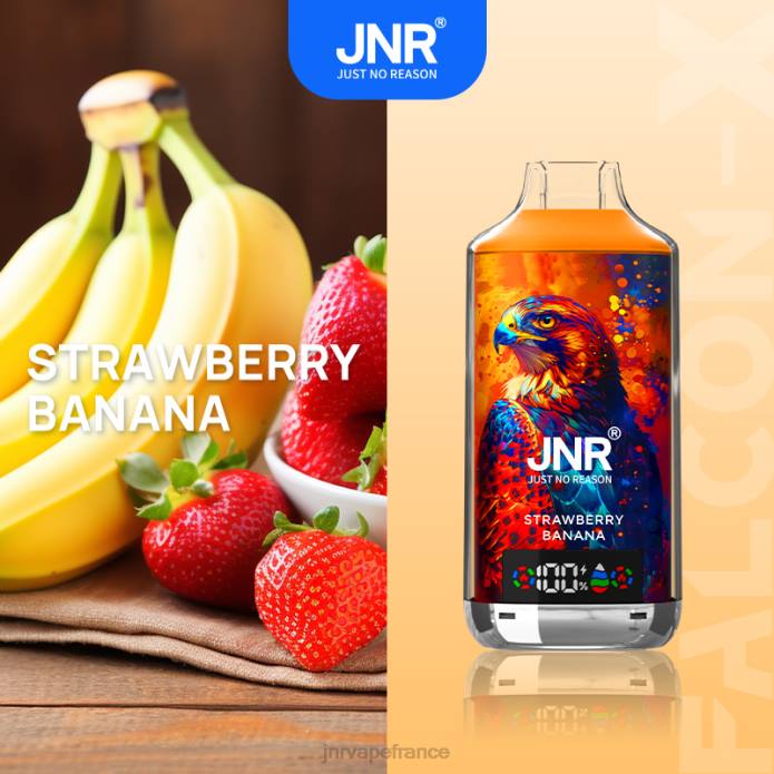 JNR Vapes Factory - JNR FALCON X fraise banane P6V217