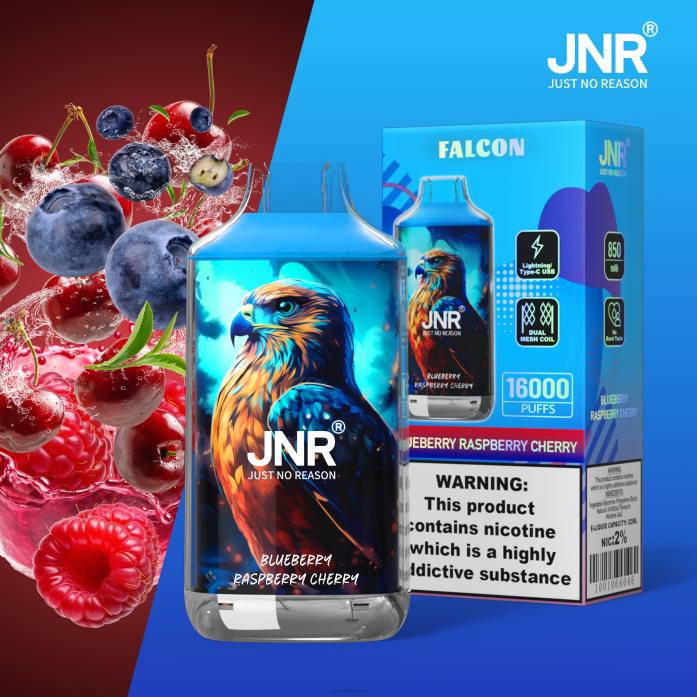 JNR Vapes Factory - myrtille framboise cerise sans fruits faucon junior 0F2Z216