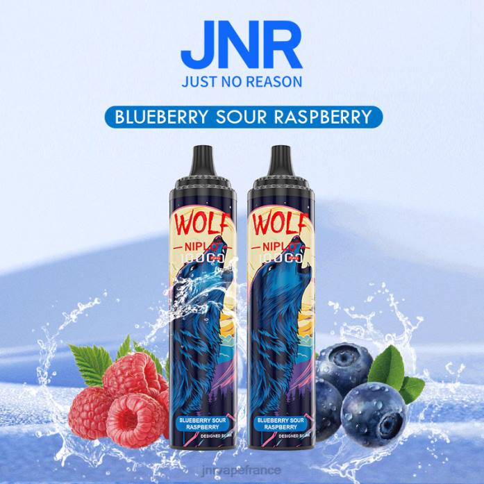 JNR Vape Pods - myrtille, framboise aigre jnr loup niplo 0F2Z360