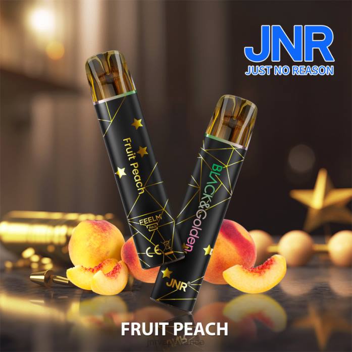 JNR Vape Nicotine - pêche aux fruits jnr noir et doré 0F2Z275