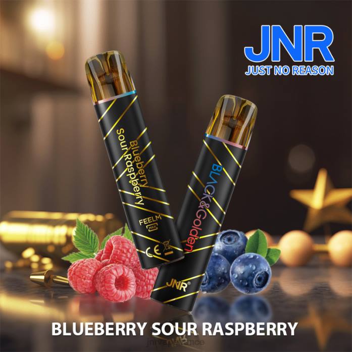 JNR Vape Paris - myrtille, framboise aigre jnr noir et doré 0F2Z274